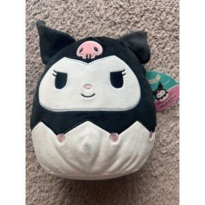 Squishmallows Kuromi Plush – Sanrio Soft Toy Stuffed Plush 8 inch